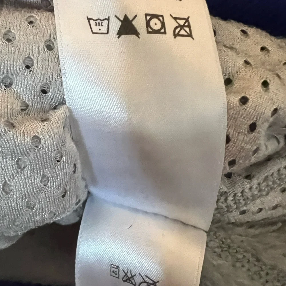 Patagonia Re-Tool Snap-T Polartec Pullover‎ Gray with Blue Ladies Large Outdoors - Picture 6 of 12